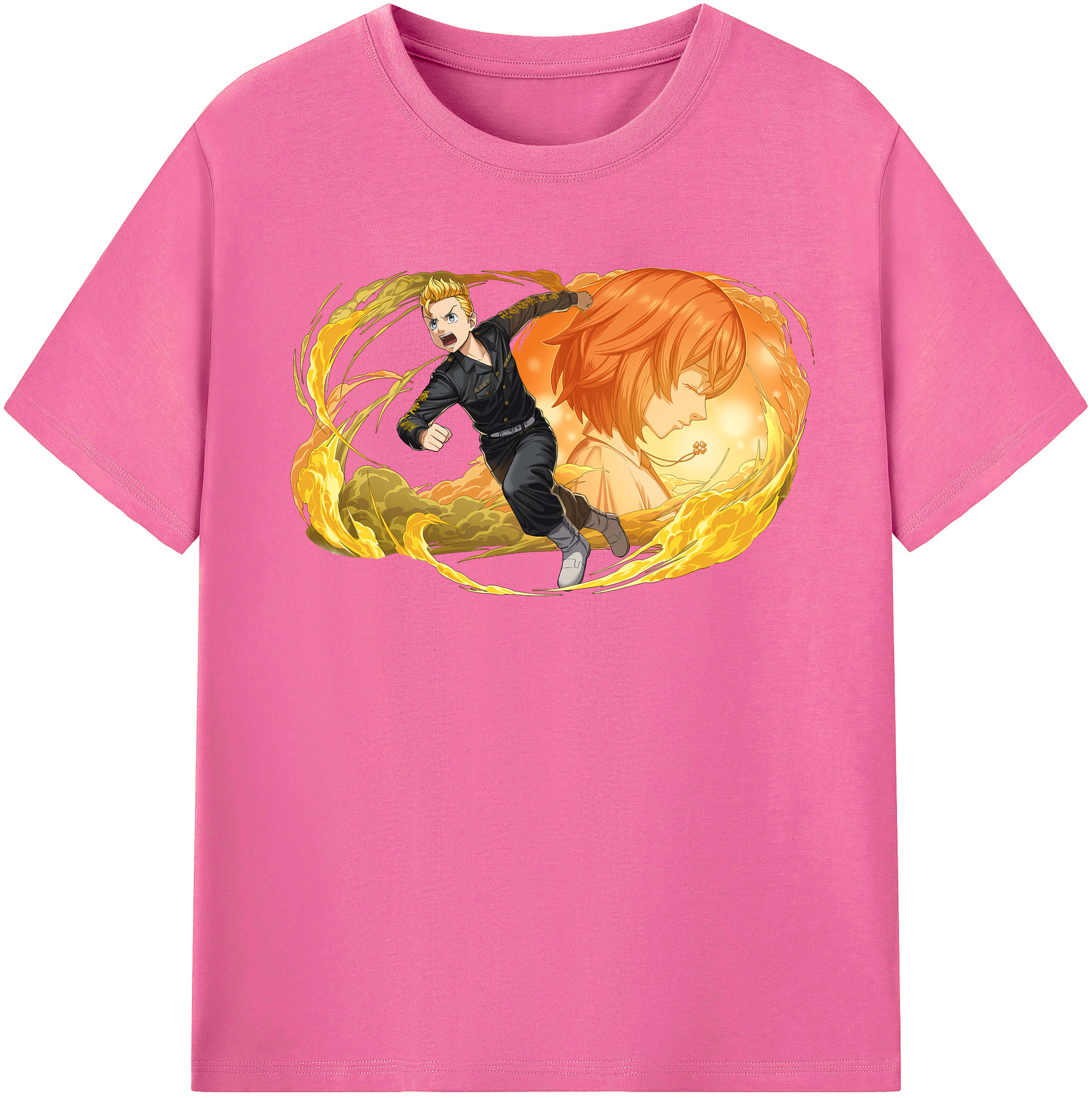 （画像用） 東京リベンジャーズ Tokyo Revengers レディースカジュアルプリントTシャツ（綿100％）